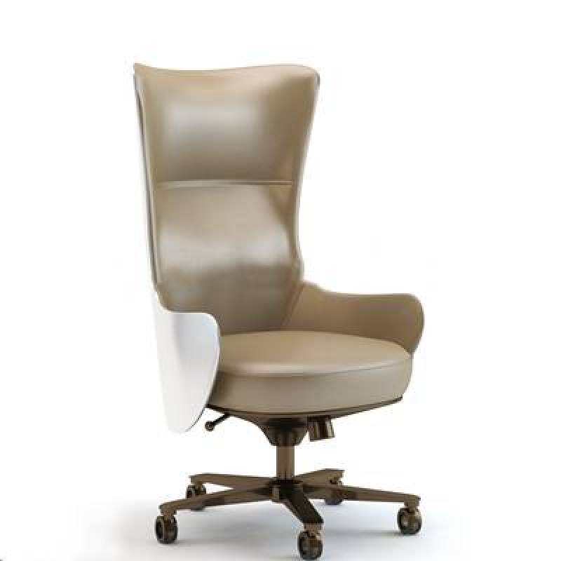 现代皮革办公椅3d模型下载下载 现代皮革办公椅3d模型下载下载