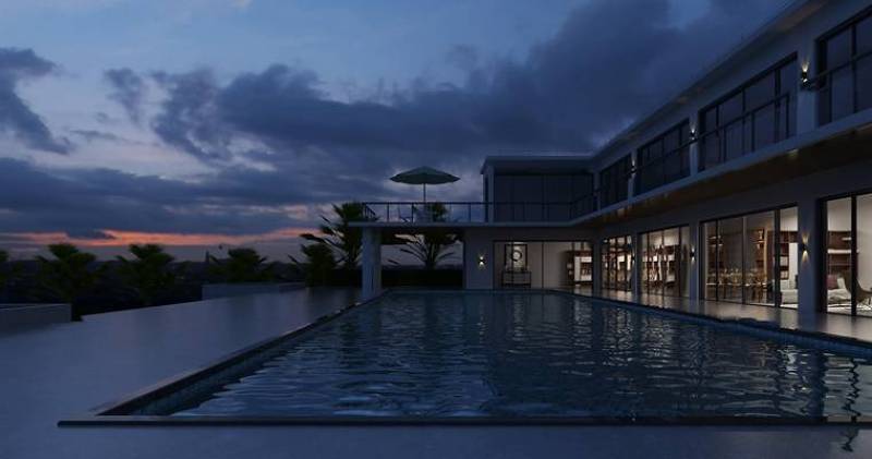 现代别墅外观含夜景3D模型下载 现代别墅外观含夜景3D模型下载