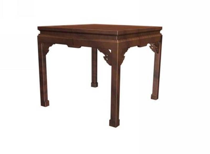 传统中式原木色方型木艺餐桌3D模型下载 传统中式原木色方型木艺餐桌3D模型下载