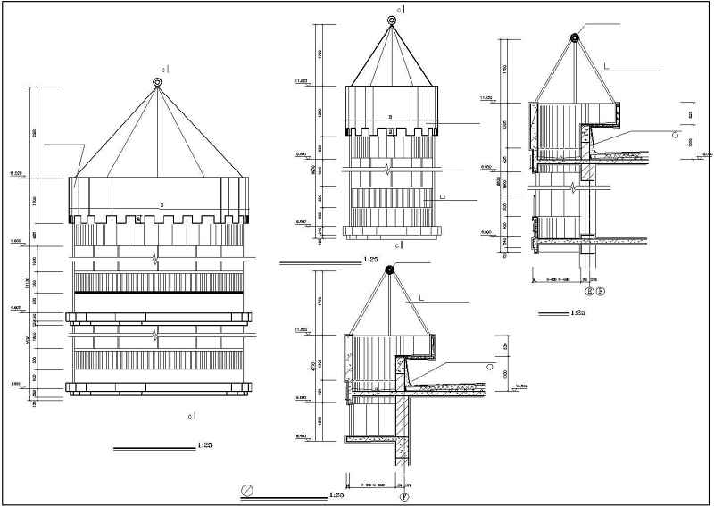 某幼儿园建筑施工CAD设计图纸