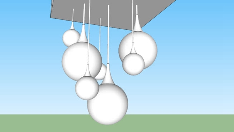 吊灯 草图大师模型SU模型下载 吊灯 草图大师模型SU模型下载