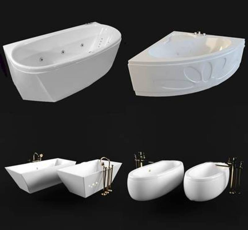 现代浴缸组合3D模型下载 现代浴缸组合3D模型下载