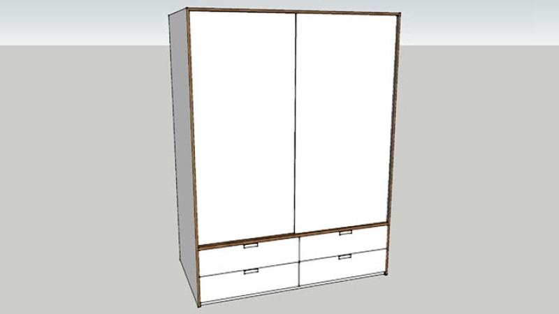 衣柜 草图大师模型su模型下载 衣柜 草图大师模型su模型下载