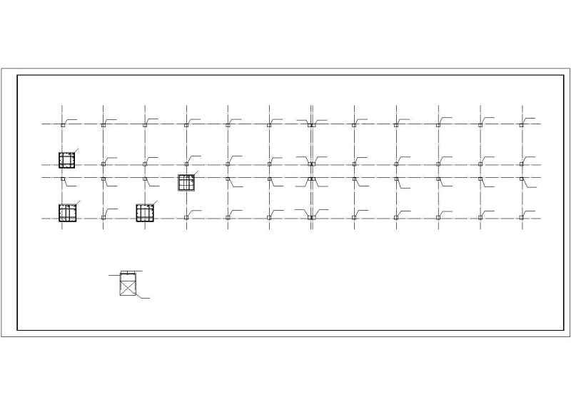 潍坊某5层框架综合楼结构设计图
