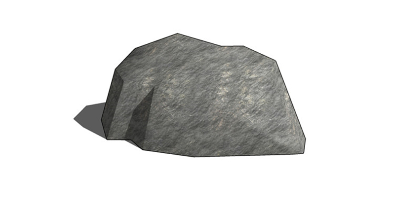 景观石头岩石skp模型