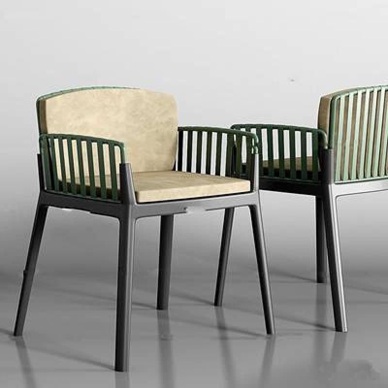 现代金属单椅3D模型下载 现代金属单椅3D模型下载