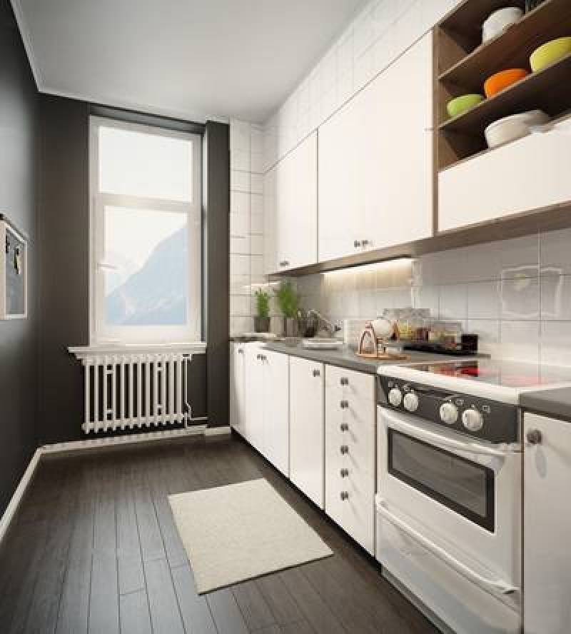 现代厨房厨柜3D模型下载 现代厨房厨柜3D模型下载