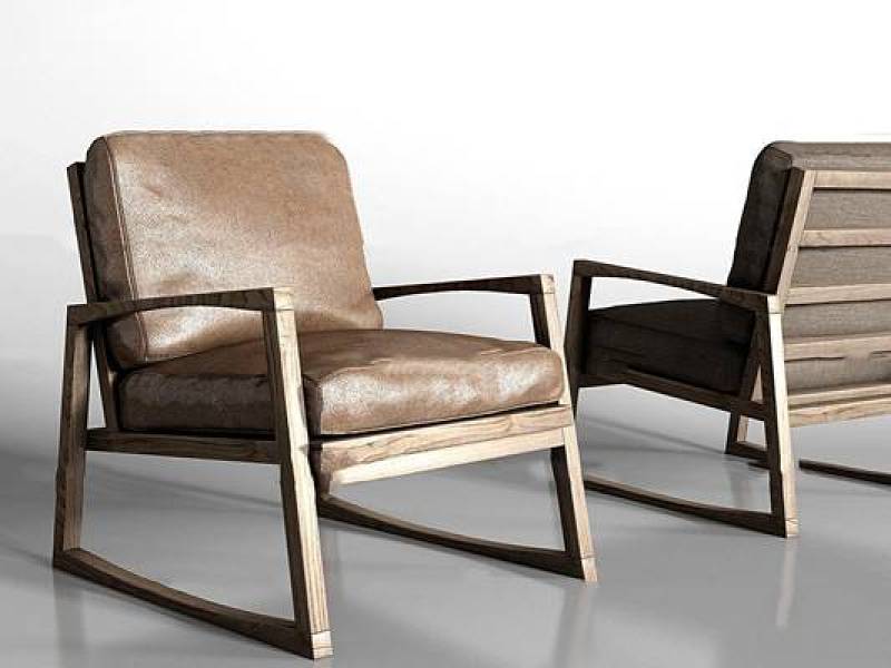 北欧休闲皮革单椅3D模型下载 北欧休闲皮革单椅3D模型下载