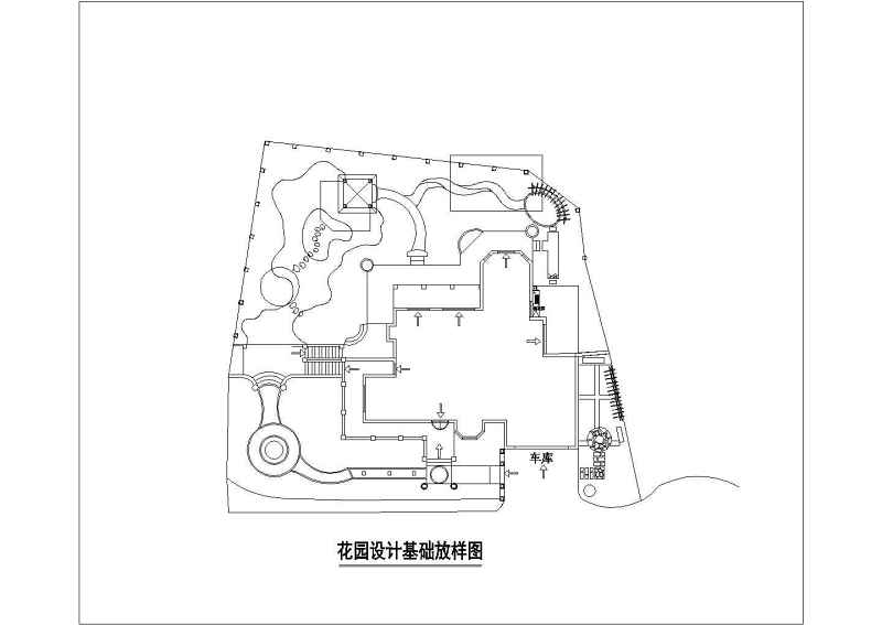 重庆棕榈泉别墅区庭院景观设计施工图