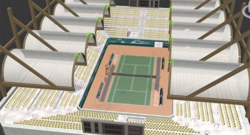 3dmax体育场模型图片