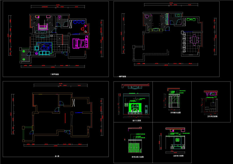 家庭CAD装修设计图