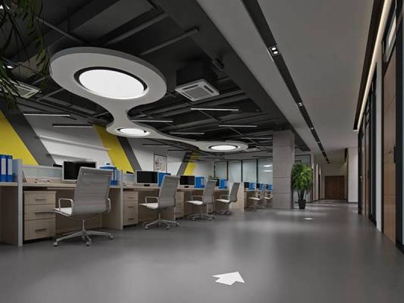 现代敞开式办公室3D模型下载 现代敞开式办公室3D模型下载