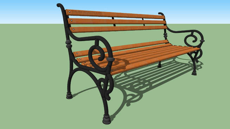 尼格尔长椅 公园长椅 担架SU模型下载 尼格尔长椅 公园长椅 担架SU模型下载