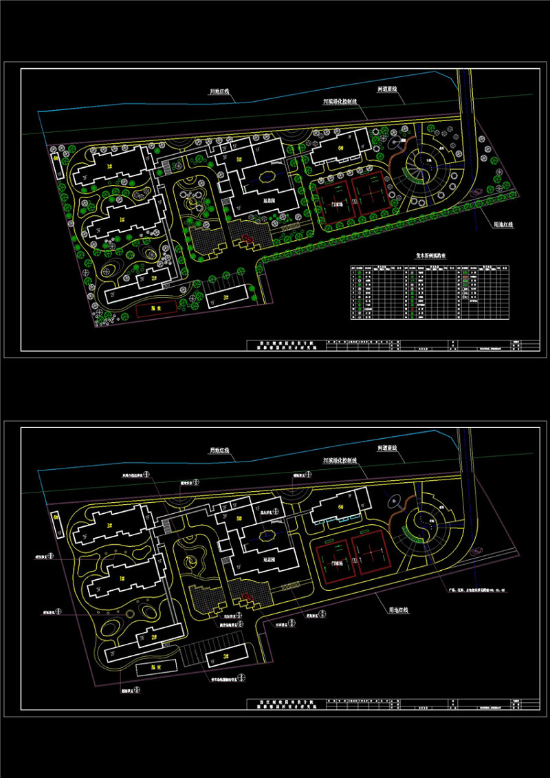 总图CAD景观图纸