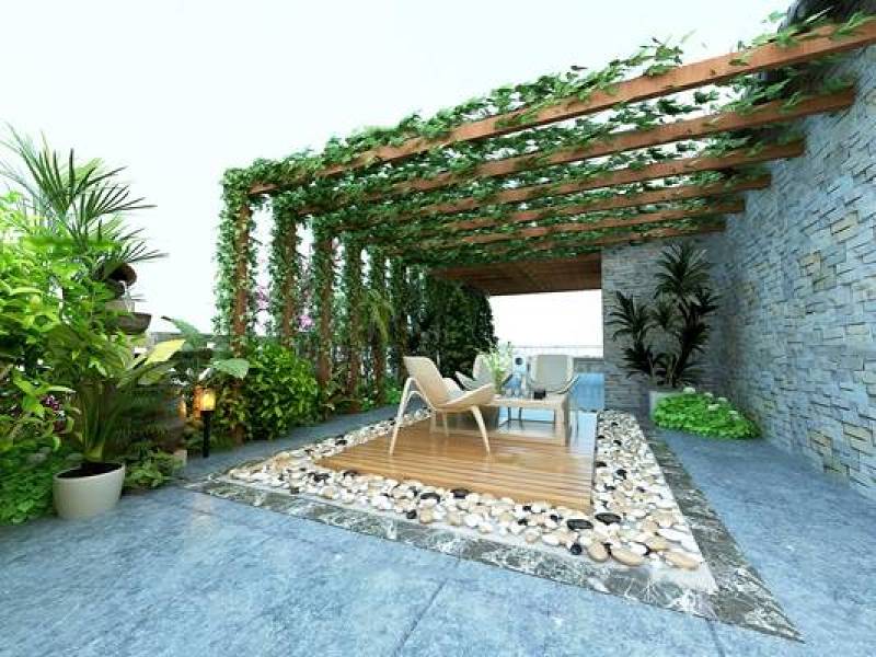 现代阳台花园葡萄架藤蔓组合3D模型下载 现代阳台花园葡萄架藤蔓组合3D模型下载