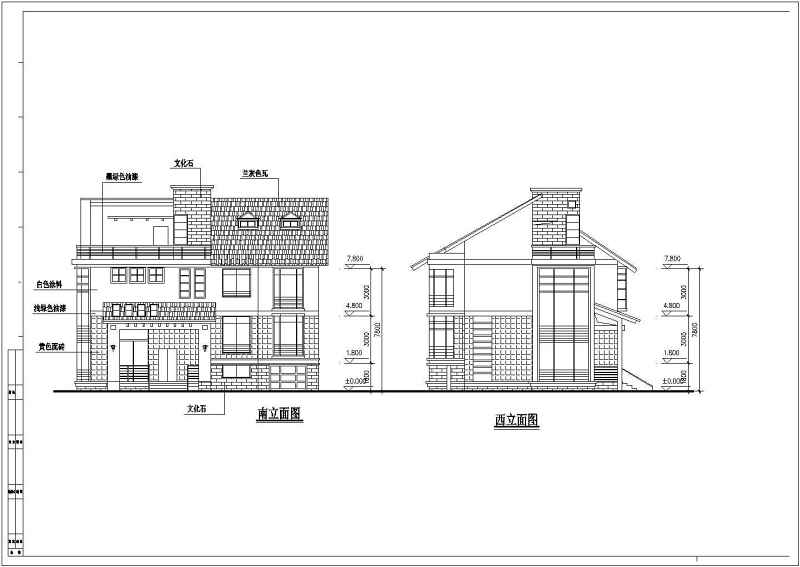 几套别墅户型设计方案图