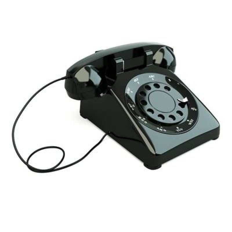 黑色电话3D模型下载 黑色电话3D模型下载