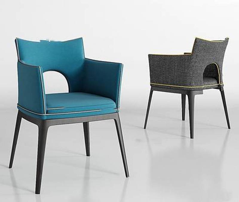 现代布艺单椅组合3D模型下载 现代布艺单椅组合3D模型下载