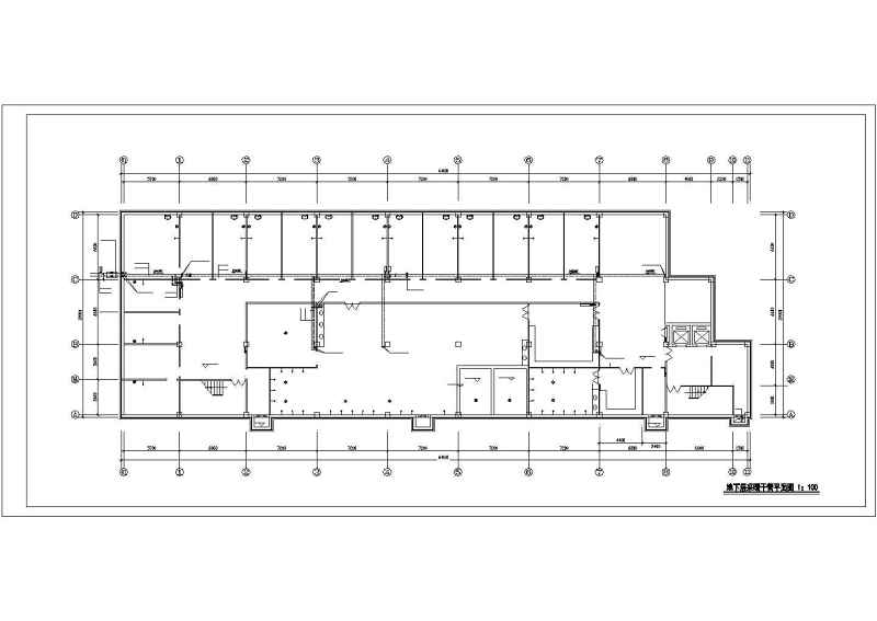 综合办公楼采暖通风防排烟系统设计施工图（平面图全面）