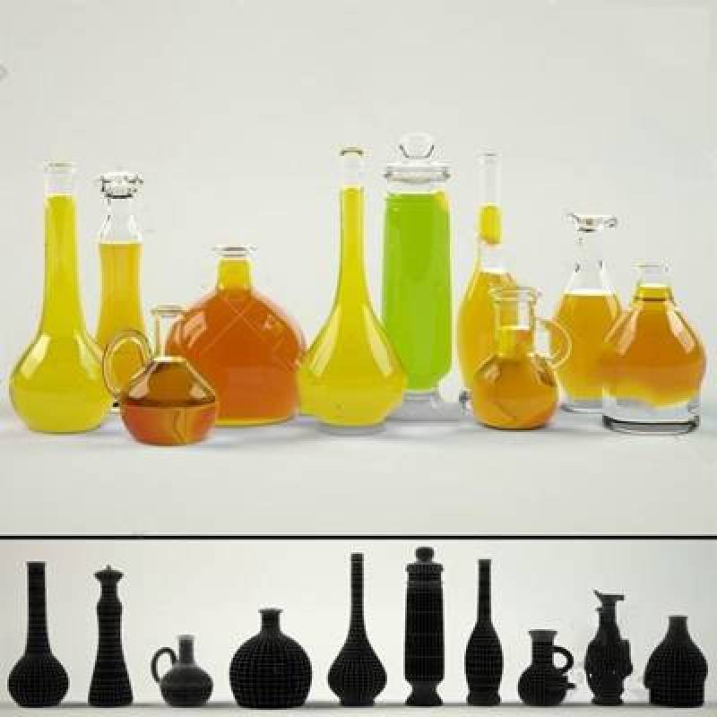 酒瓶 3D模型下载 酒瓶 3D模型下载