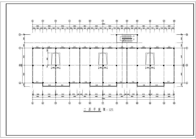 彭泽商住楼建筑全套设计施工CAD图纸