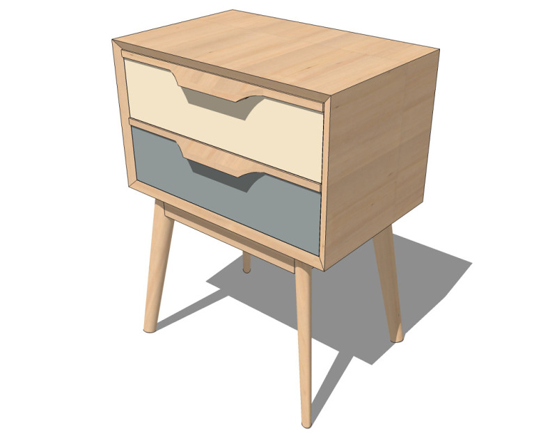 家具柜子su模型综合效果图