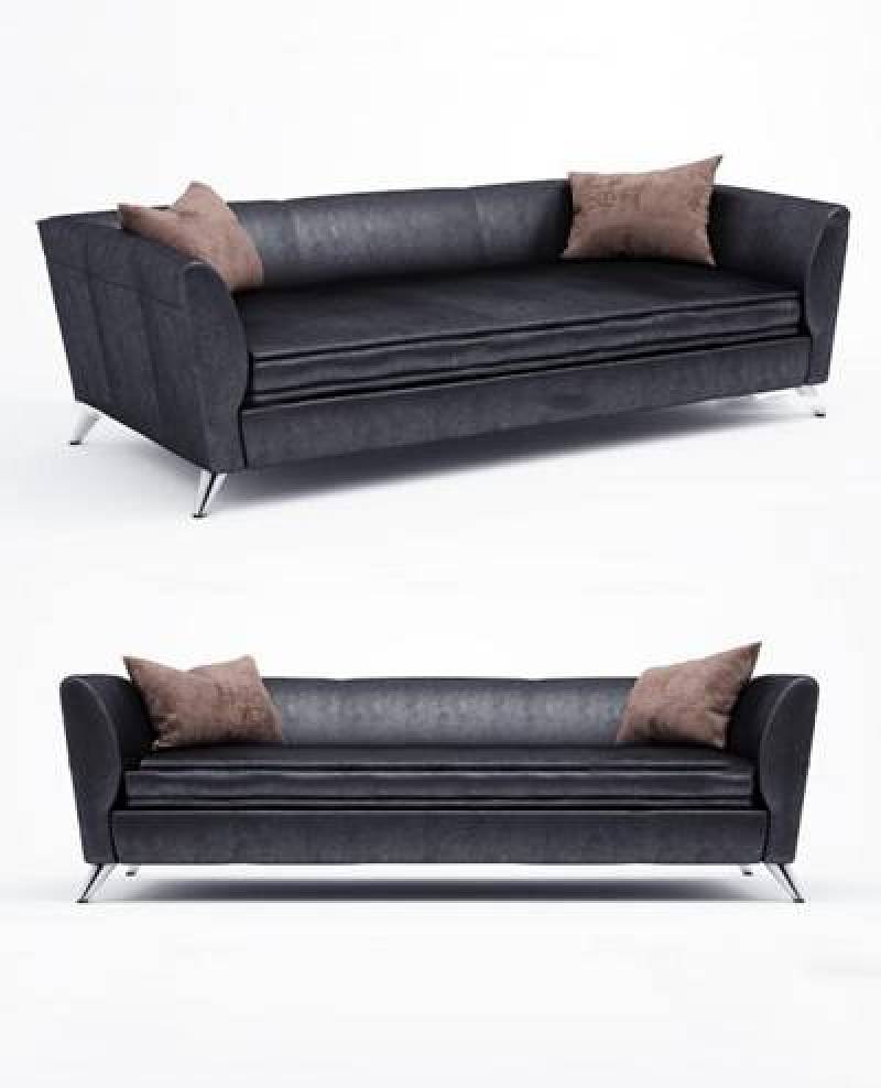 现代皮革办公多人沙发3D模型下载 现代皮革办公多人沙发3D模型下载