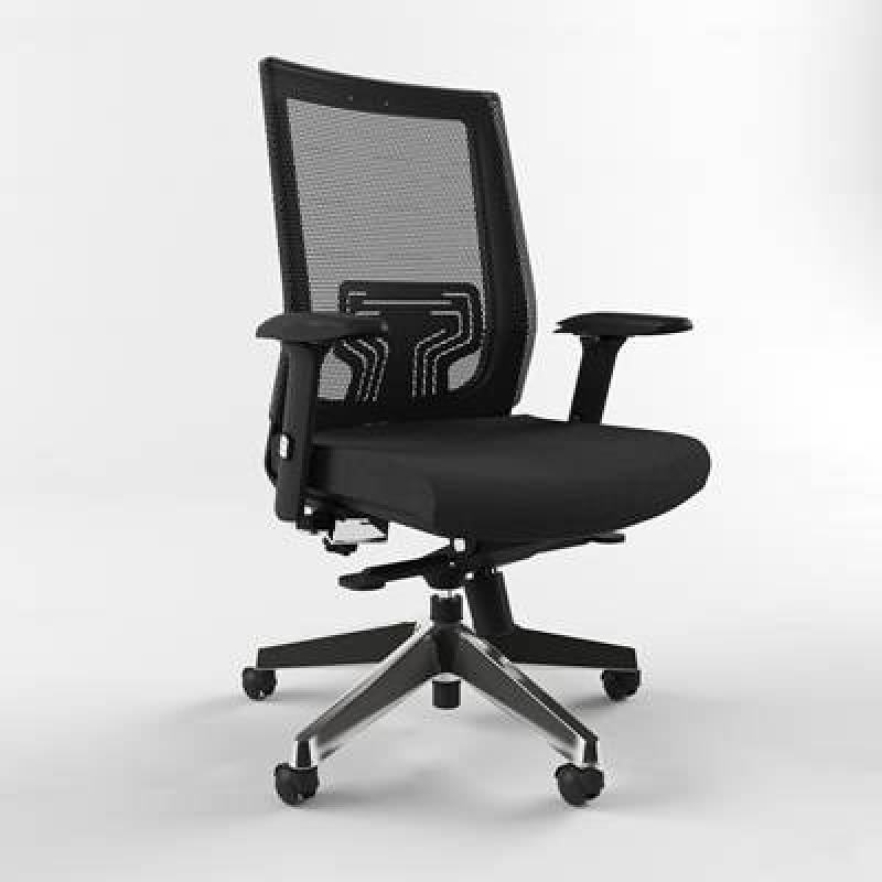 现代布艺网格办公椅3D模型下载 现代布艺网格办公椅3D模型下载