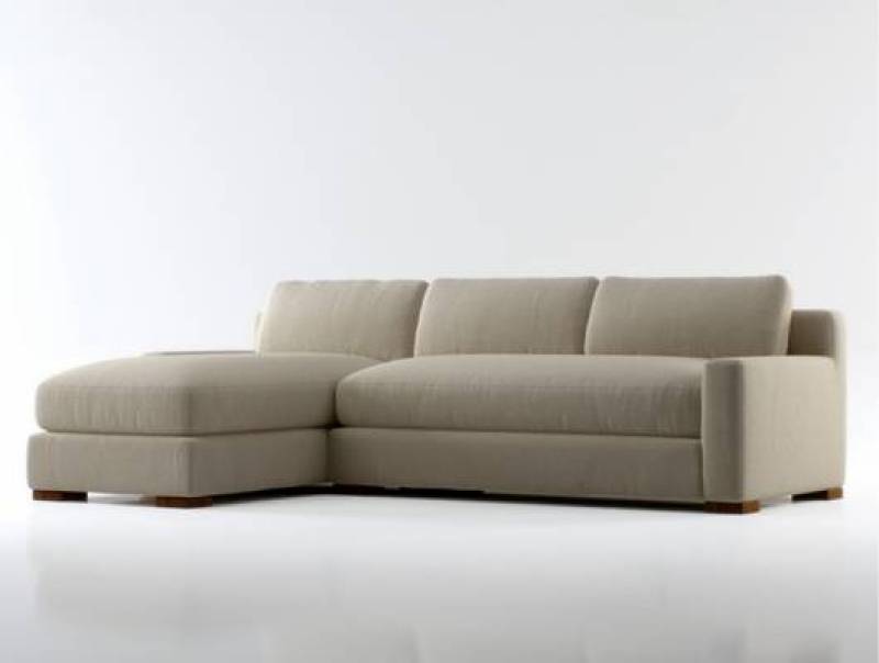 现代米色布艺三人沙发3D模型下载 现代米色布艺三人沙发3D模型下载