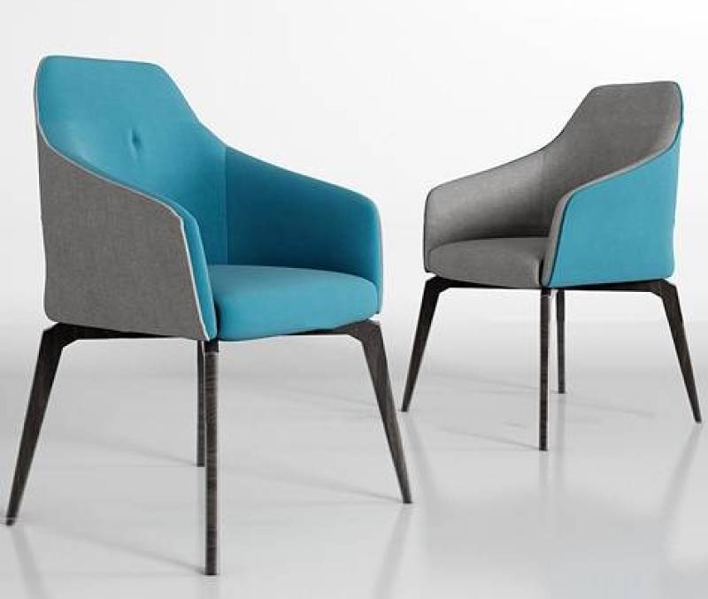 现代布艺单椅3d模型下载 现代布艺单椅3d模型下载