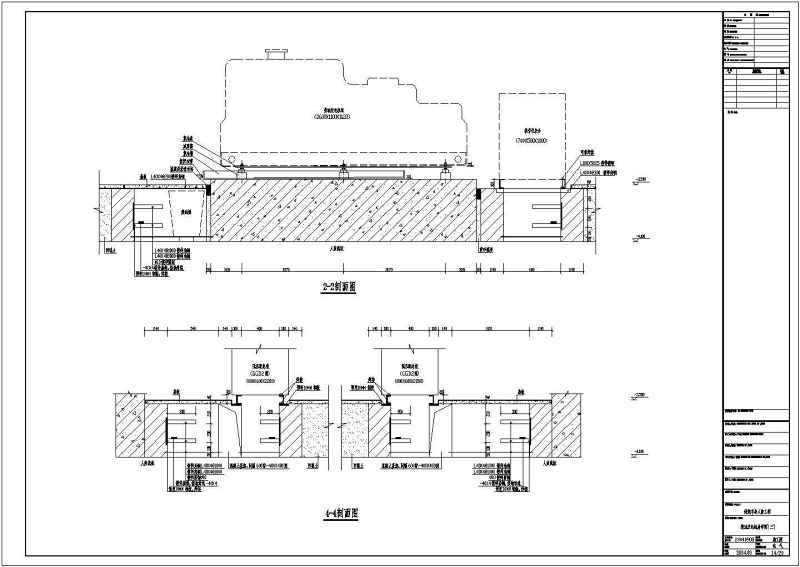 典型柴油发电机房设计cad电气施工图