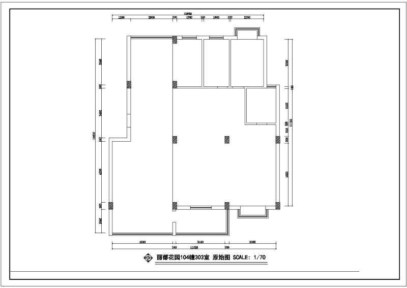 丽都花园住宅装修CAD设计施工图