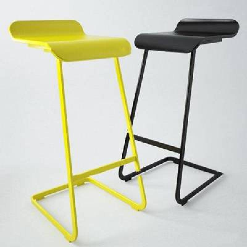 现代极简吧台椅3D模型下载 现代极简吧台椅3D模型下载
