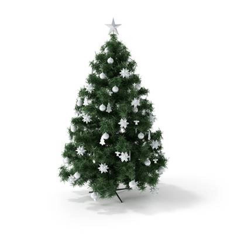 绿色圣诞树3D模型下载 绿色圣诞树3D模型下载