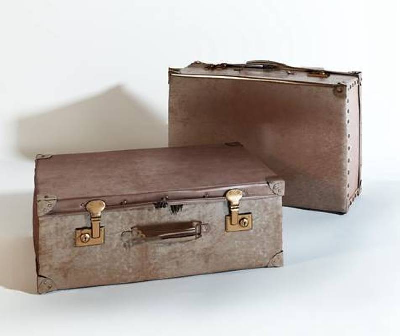 工业风复古皮革行李箱箱子3D模型下载 工业风复古皮革行李箱箱子3D模型下载
