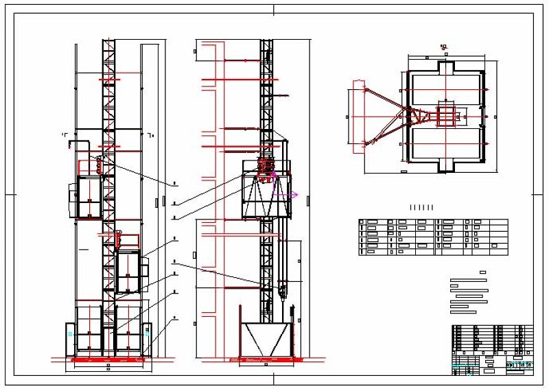 施工升降机CAD详图