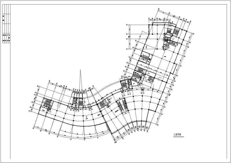 高层商住楼全套建筑CAD施工设计图