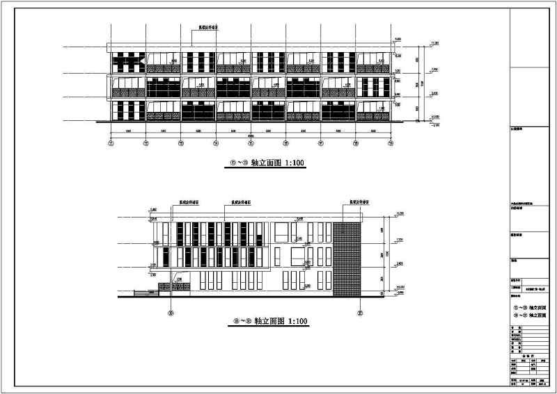 江苏某地三层幼儿园建筑设计施工图
