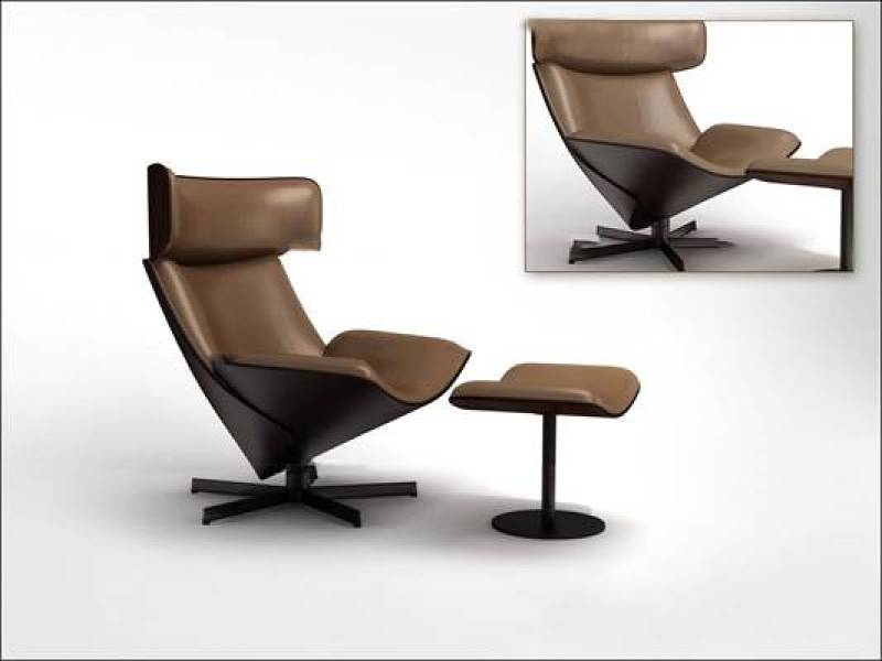 现代布艺休闲椅组合3D模型下载 现代布艺休闲椅组合3D模型下载