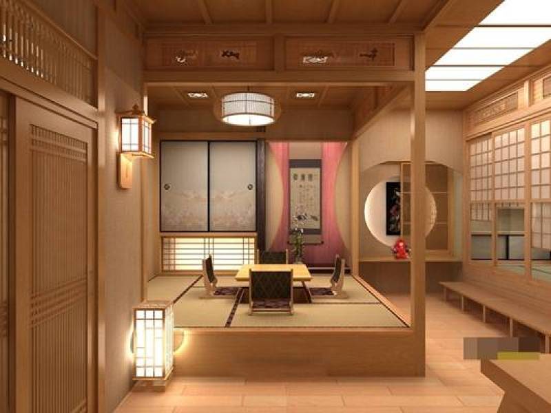 日式原木色木艺落地灯3D模型下载 日式原木色木艺落地灯3D模型下载