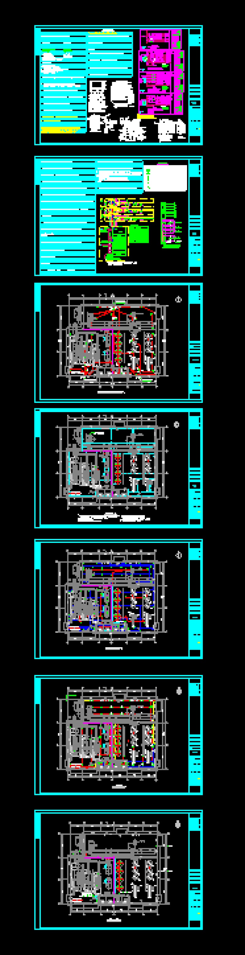 钢结构工业厂房锅炉房施工图纸（含建筑结构水电暖）