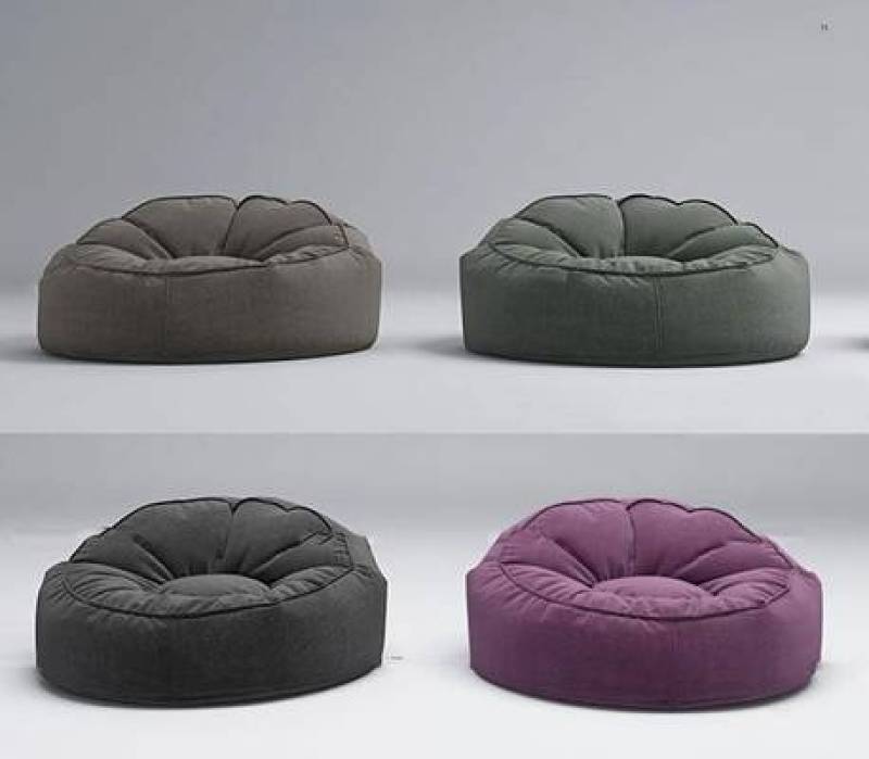 现代布艺休闲懒人沙发3D模型下载 现代布艺休闲懒人沙发3D模型下载
