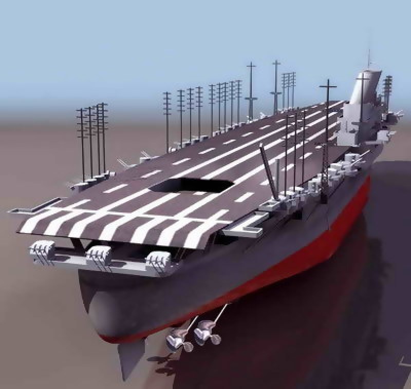 战舰、军舰3dmax模型10