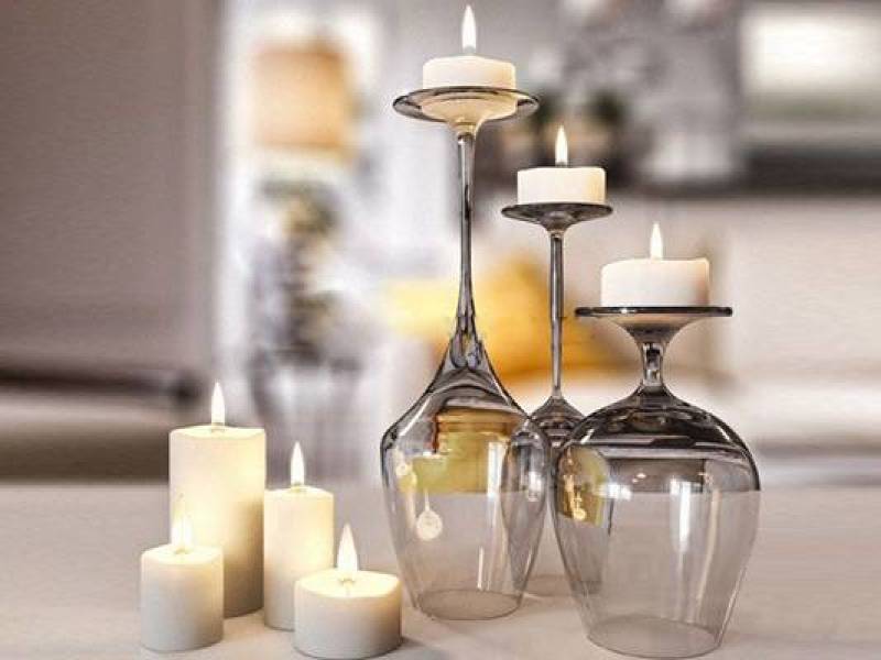 现代酒杯造型烛台蜡烛3D模型下载 现代酒杯造型烛台蜡烛3D模型下载