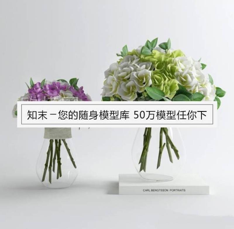 现代花瓶花卉组合3D模型免费下载下载 现代花瓶花卉组合3D模型免费下载下载