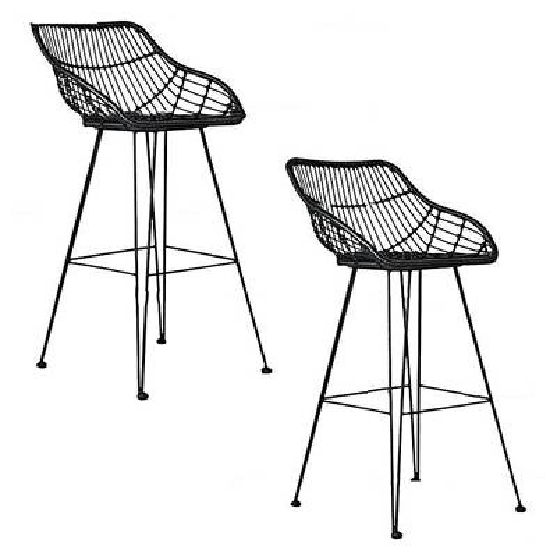 工业风铁艺吧椅3D模型下载 工业风铁艺吧椅3D模型下载