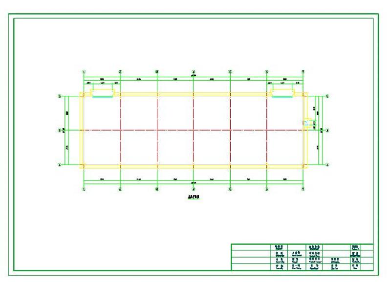 轻型门式钢架单层钢结构厂房仓库建筑结构施工图