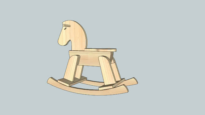 木马 椅子 摇椅 钟楼 游乐场 圆规 su模型下载 木马 椅子 摇椅 钟楼