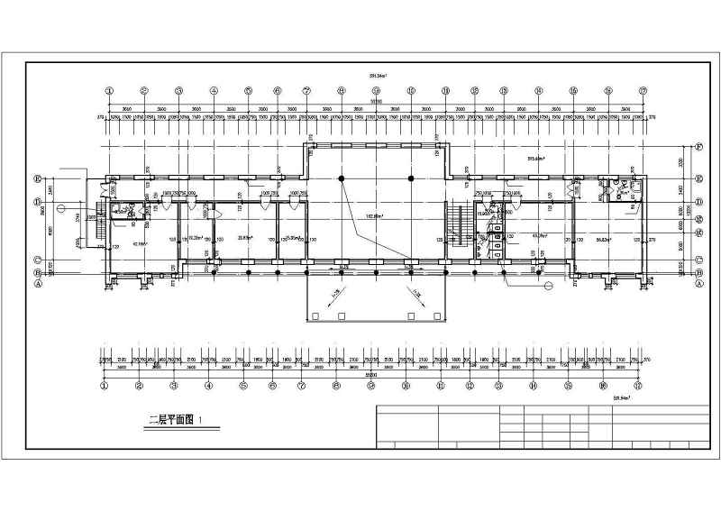 3214平米办公楼建筑设计图纸