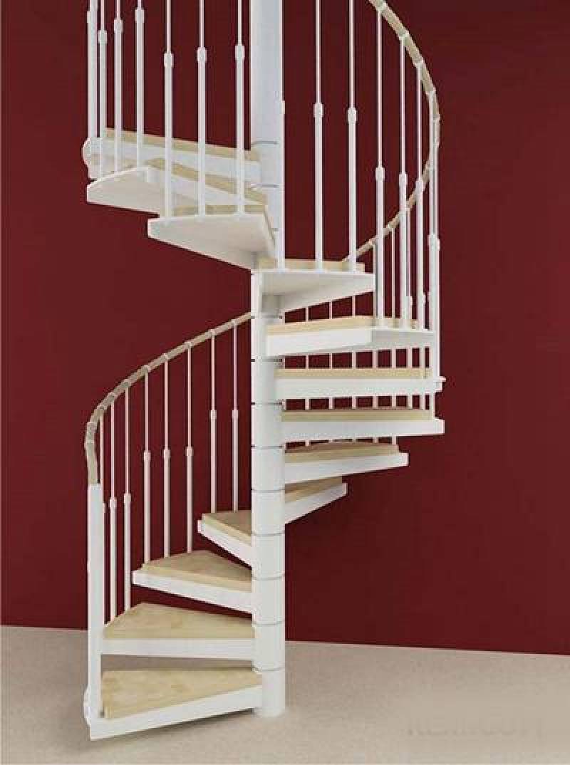 现代白色旋转楼梯3D模型下载 现代白色旋转楼梯3D模型下载